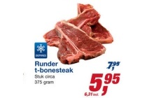 runder t bone steak