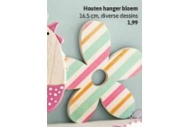 houten hanger bloem