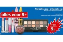 maybelline oog en lipmake up
