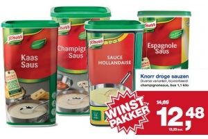 knorr droge sauzen