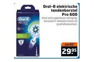 oral b elektrische tandenborstel pro 600 voor en euro 29 95