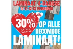 30 korting op alle decomode laminaat