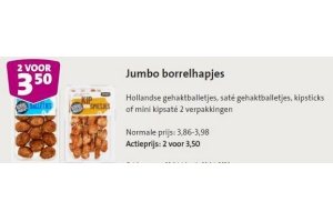 jumbo borrelhapjes