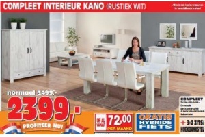 compleet interieur kano