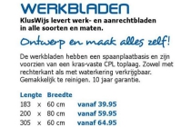 werkbladen