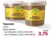 tapenade lisimo paddenstoelen