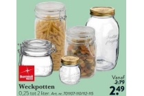 weckpotten 0 25 tot 2 liter