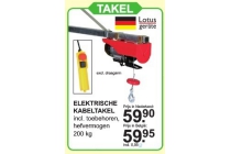 elektrische kabeltakel