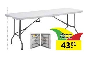 opvouwbare tafel