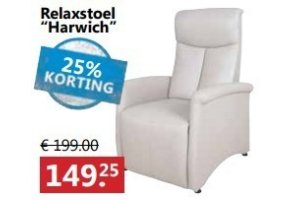 relaxstoel en ldquo harwich en rdquo