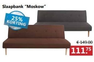 slaapbank en ldquo moskow en rdquo