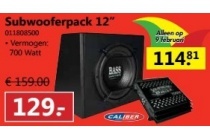 subwooferpack 12 en rdquo