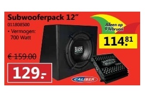 subwooferpack 12 en rdquo