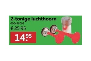 2 tonige luchthoorn