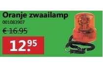 oranje zwaailamp