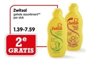 Quagga Rustiek Trolley Zwitsal gehele assortiment nu 2e gratis - Beste.nl