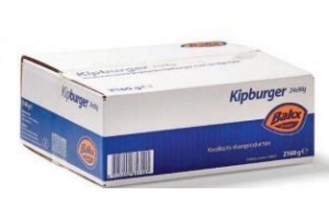 bakx kipburgers doos 24 stuks 90 gram en euro 12 95