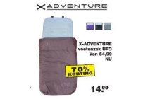x adventure voetenzak ufo