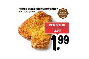 verse kaas uienverwenner