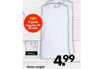 heren singlet set en agrave 2 stuks en euro 4 99