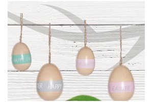 houten paas decoratiehanger vanaf en euro 0 50