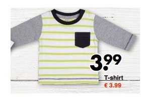 t shirt kind en euro 3 99