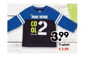 t shirt new born en euro 3 99