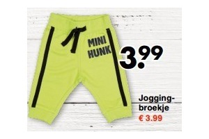 joggingbroekje new born en euro 3 99