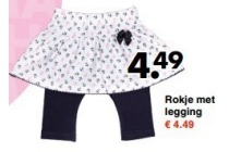 rokje met legging new born en euro 4 49