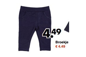 broekje new born en euro 4 49