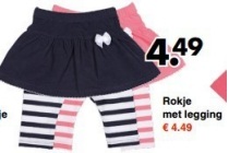 rokje met legging new born en euro 4 49