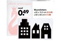 muursticker en plusmn 26 x 15 5 cm en euro 0 49