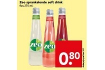 zeo sprankelende soft drink