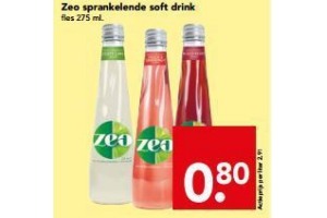 zeo sprankelende soft drink