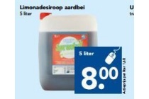 limonadesiroop aardbei