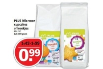 plus mix voor cupcakes of koekjes