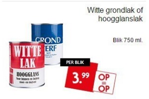 witte grondlak of hoogglanslak