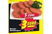 runder hamburgers