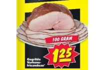 gegrilde varkensfricandeau
