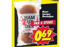 hamburger broodjes