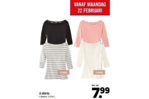 2 shirts