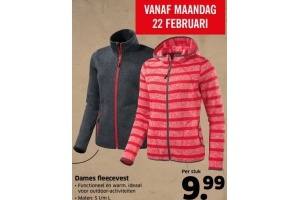 dames fleecevest