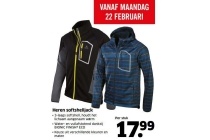 heren softshelljack