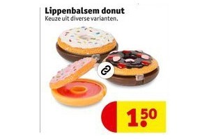 lippenbalsem donut