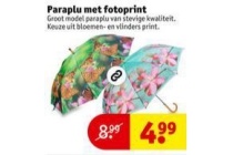 paraplu met fotoprint