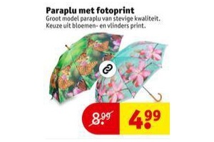 paraplu met fotoprint