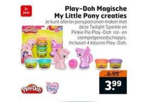 play doh magische my little pony creaties