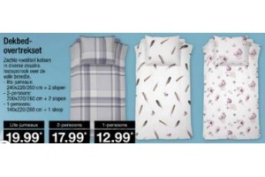 dekbed overtrekset