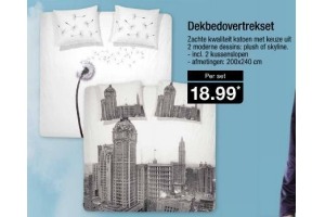 dekbed overtrekset