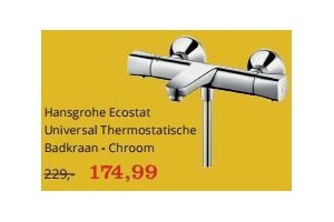 hansgrohe ecostat universal thermostatische badkraan